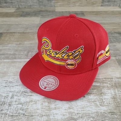 Houston Rockets Mitchell And Ness Adjustable Snapback Hat Orginial Fit Cap