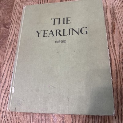The Yearling Hard Cover By Marijorie Kinnan Rawlings Copyright 1938