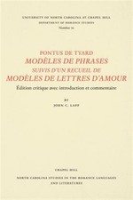 Pontus De Tyard, Modèles De Phrases Suivis D'un Recueil De Modèles De Lettres...