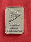 Fine Silver B-2 “Stealth” Bomber Art Bar! 1 Gram Of .999 Pure Silver!