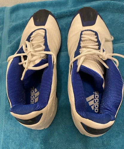 Adidas 2004 SUPAFLY Basketball Shoe Men's Size 10.5 Blue/White Rare - Picture 5 of 11