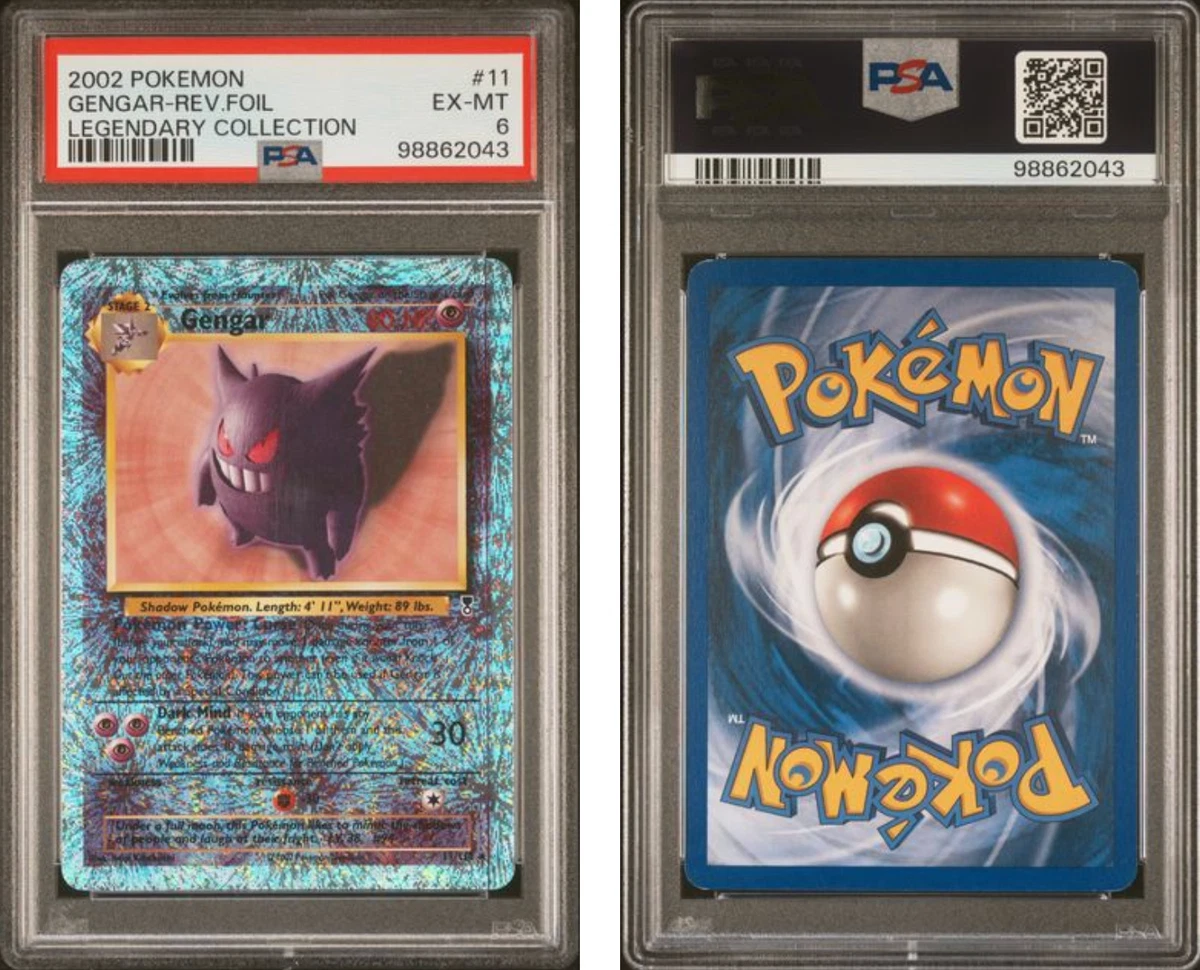 Gengar Pokémon TCG Legendary Collection Individual Collectible