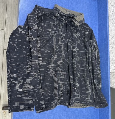 Salomon Clima Pro 3 In 1 Winter Jacket Mens XL Black Zip Out Liner Snowboard Ski