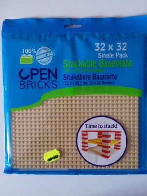 Open Bricks Bauplatten 32x32 2 Stück stapelbar ovp kompatibel