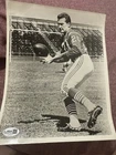 Gino Cappelletti Boston Patriots Signed B/W 8x10 Glossy Photo w/JSA (Inscribed)