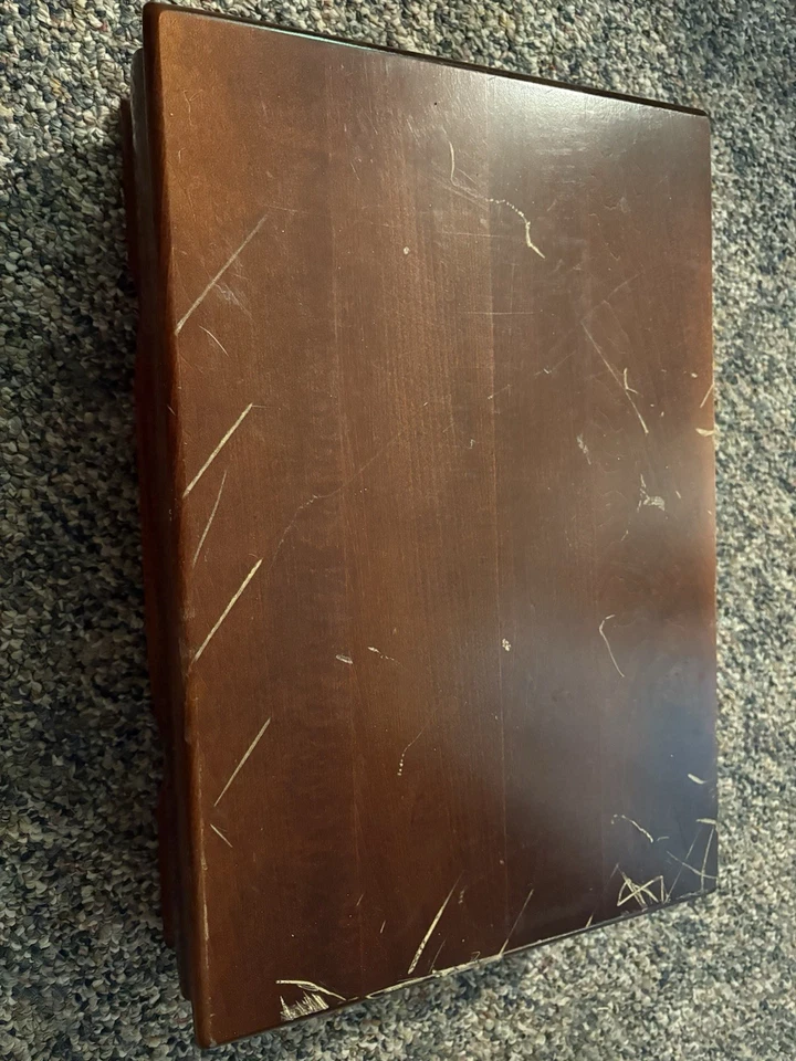 54 piezas de cubiertos y caja de almacenamiento vintage, plateados, Oneida, orquídea blanca Foto 4 de 4