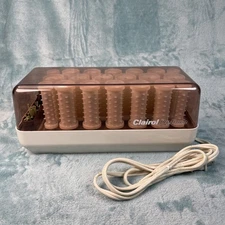 Vintage Clairol Deluxe Hot Rollers Hair Curlers Model C-40-1 Pageant WORKS