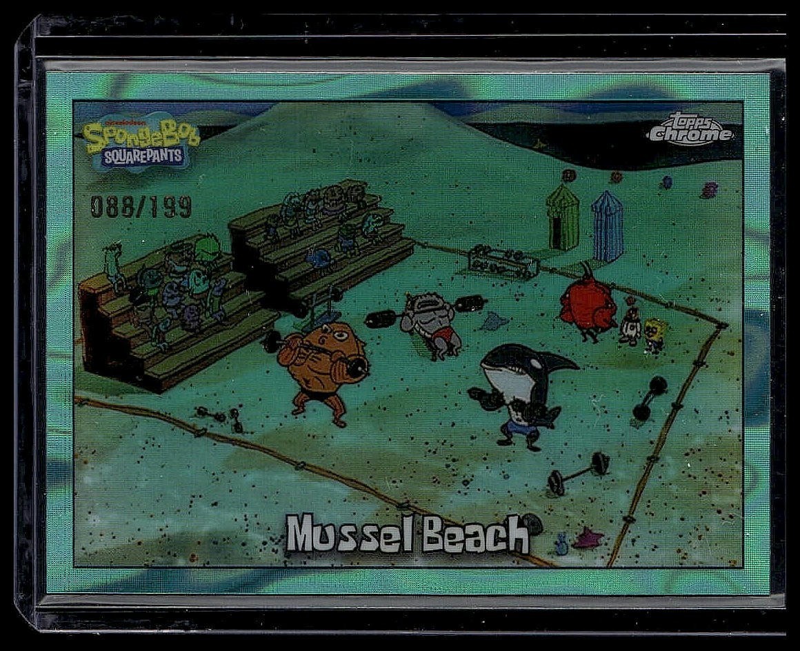 2025 Topps Chrome SpongeBob Mussel Beach /199