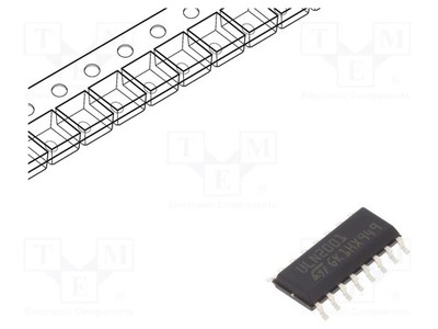 50V Ch: 7 0,5A darlington,Transistor-Array SO16 IC: driver