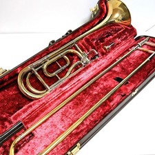 YAMAHA Xeno Tenor Bass Trombone YSL-882U Used with Hard Case Mouthpiece