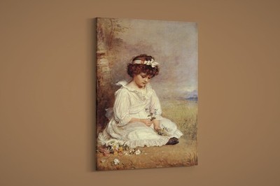 John Everett Millais - The Little Speedwell's Darling Blue - Paper or Canvas