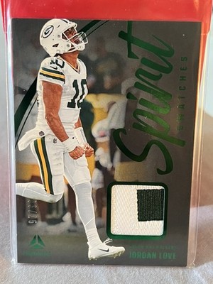 #d /25 2025 Panini Luminance Spirit Swatches Jordan Love Packers #SSW-JLO 03/25 
