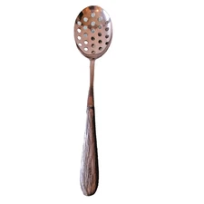 Aycock Stainless Steel Cooking Slotted Spoon 10.5 inches tall 2.5 inches wide