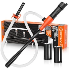 Portable Transfer Pump Battery Operated Electric Siphon Pump for Gas, Fuel, D...