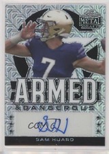 2022 Leaf Metal Draft Armed & Dangerous Silver Mojo 12/20 Sam Huard Auto 4z8