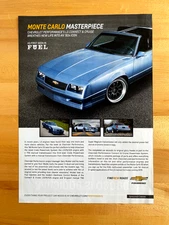 2014 Print Ad Chevrolet Performance Parts 1987 Monte Carlo