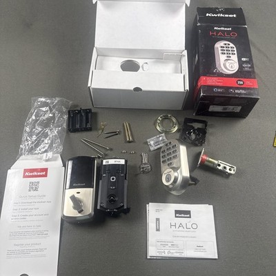 Kwikset HALO Smart Lock Deadbolt Satin Nickel Keypad PARTS ONLY *Read Desc