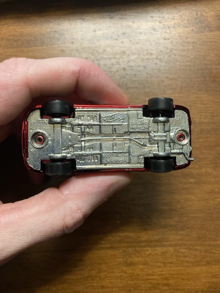 Subaru Impreza 2008 Hot Wheels Race Aces rojo cromo objetivo exclusivo suelto Foto 3 de 3