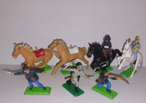 Britains Deetail Ltd. Bürgerkrieg Spielzeugsoldaten - 7 Stück - Bild 1 von 11
