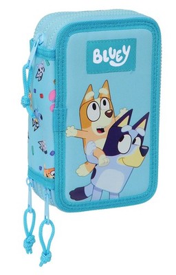 Bluey ''Bluey&Bingo'' Federmäppchen Mäppchen Federmappe Federtasche 37 tlg 3-fach