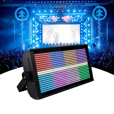 STAGE PANEL 864 LED RGB Pro Stage Wash Lights+Strobe+Matrix Combo