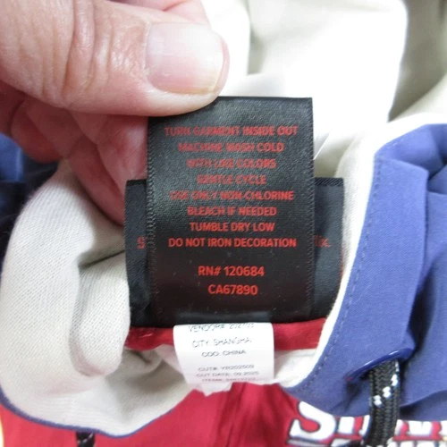Stranger Things Jacket Mens S Red BoxLunch Windbreaker Hooded Lined Zip NWT image 14