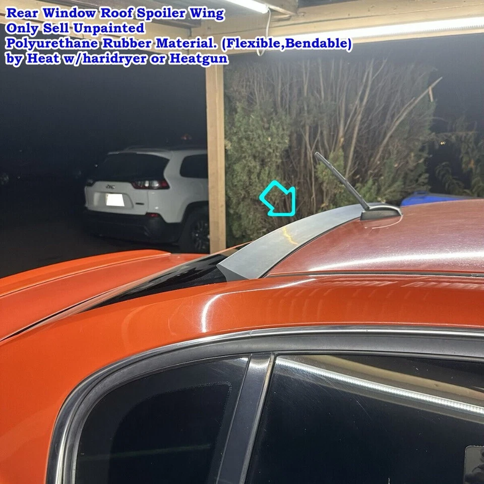 Stock 229V Rear Window Roof Spoiler Wing Fits 2008~2009 Pontiac G8 GT GCT Sedan - Image 3 of 4