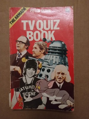 Armada TV Quiz Book: Peter Eldin very rare 1970s popular culture paperback
