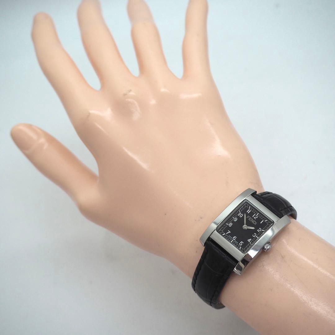 FENDI 7000L Women's Watch Square Black Used Working from Japan | eBay