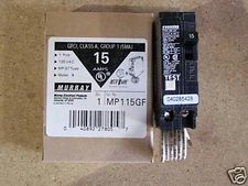 MP115GF Murray MP 1 Pole 15Amp 120Volt Plug-In w/ GROUND FAULT BRAND NEW