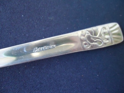 vintage rodd berkeley silver plated salad / entree fork - Picture 4 of 4