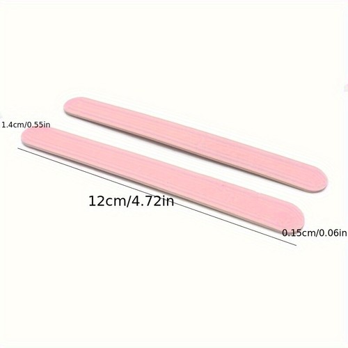 UP 200 Wooden Nail Files 12cm Emery Board Nail File for Nature Manicure Tool AUS - Picture 2 of 14