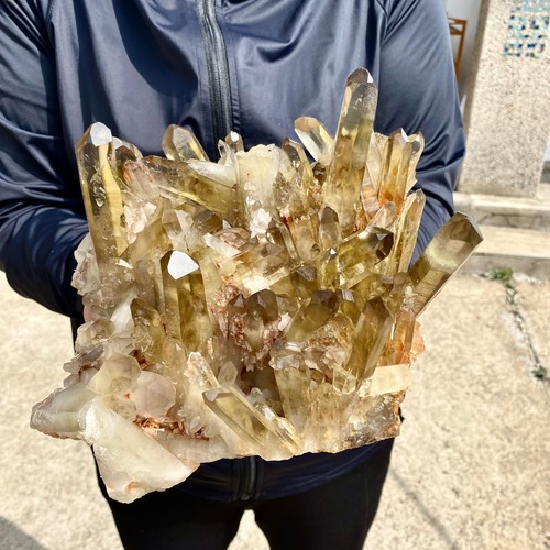 11.5LB Natural citrine Crystal quartz Cluster Mineral Specimen energy - 第 20/20 張圖片