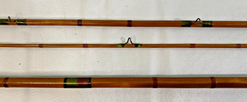 Vintage 8' 6" Bambus Fliegenrute - Frank Thomas Sacremento Fehr? - Spitze fehlt - ANSEHEN! - Bild 7 von 9