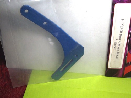 Ftx Rear Chassis Brace stiffener Blue Alum Ofna Gtp1 1/8 Street Racer ftx1300 - Picture 2 of 4