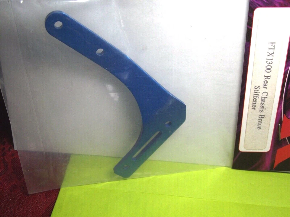 Ftx Rear  Chassis Brace stiffener Blue Alum  Ofna Gtp1 1/8 Street Racer  ftx1300 - Image 2 of 4