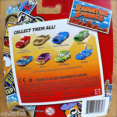 Disney PIXAR Cars DINOCO CHICK HICKS on RADIATOR SPRINGS TOYS R US
