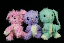 Scruff-a-Luvs Blossom Bunny Rabbit Mint Green Moose  Plush lot of 3