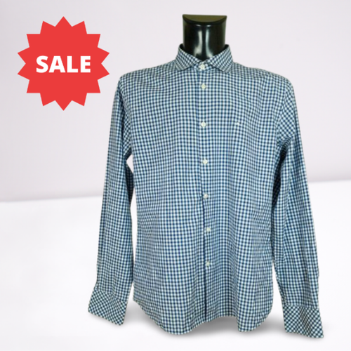 Chemise homme J. LINDEBERG taille M coupe slim coton gris