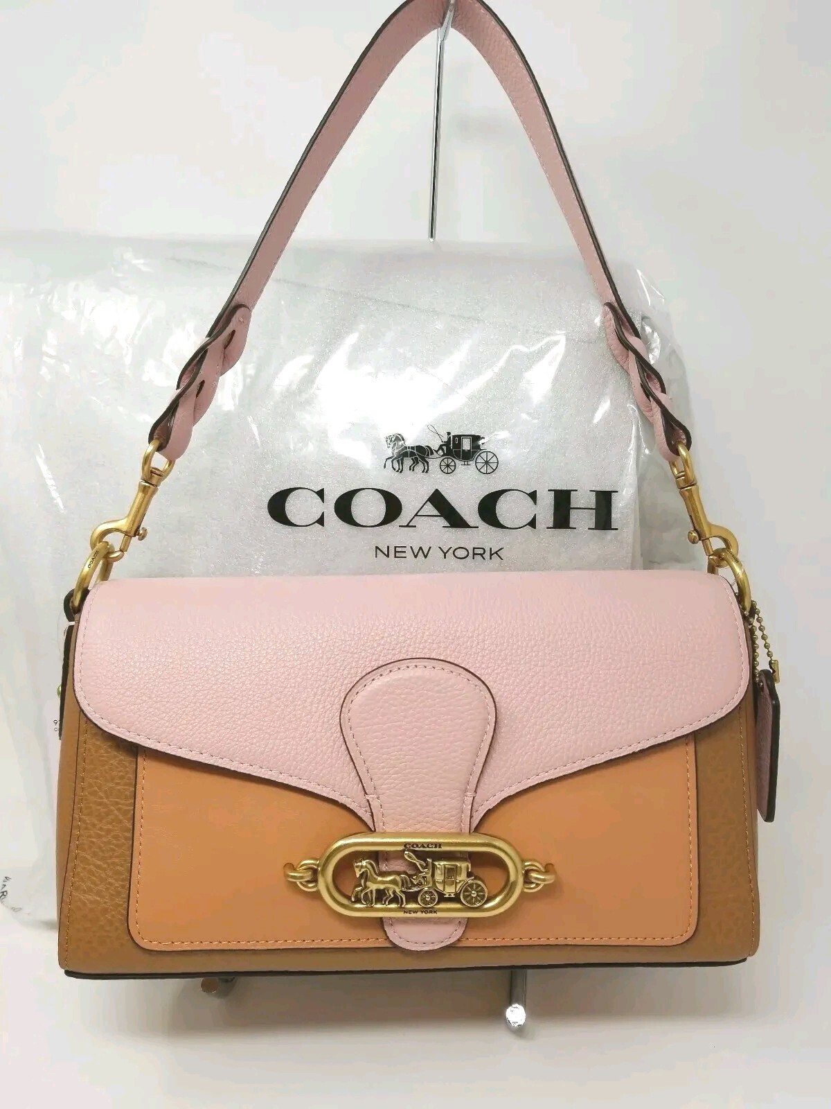 🌟🌷 NWT COACH Jade Tabby Georgie Shoulder Crossbody Pink Multi ...