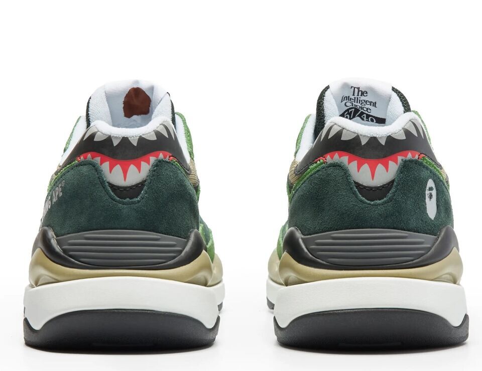 A Bathing Ape x New Balance 57/40 Green M5740BAE Men's Size | eBay