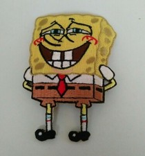 Spongebob Squarepants Embarrassed / Shy Embroidered Iron On Patch - New, Rare
