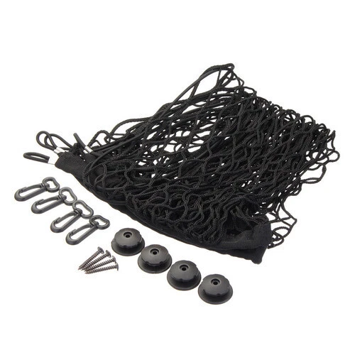 Envelope Style Trunk Cargo Net Storage Organizer Universal Bag Hook for Car Rear - Image 3 of 4