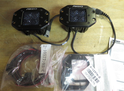 Rigid Lighting 212513BLK Pro Spot Diffused Fog Light; D-Series (O2C)