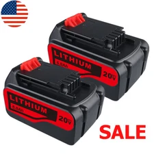 20V 5.0Ah for Black and Decker 20Volt Lithium Battery LBXR20 LB20 LBX20 LBXR4020