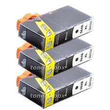 3pk New Generic 564XL BK Ink for Photosmart D5400 D5445 D5460 D5463 D5468 D7500