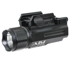 AIM SPORTS LED Flashlight Full Size with Quick Release Mount 220 Lumen 