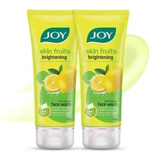 Joy Skin Fruits Lemon Brightening Face Wash WittLemon extract 100ml (Pack of 2)