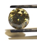 GIA loose certified 2.69ct I1 Natural Fancy Dark Yellow Brown brilliant diamond — photo 1