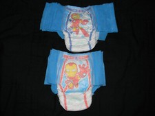 4 sample Huggies Pull-ups 5t-6t over 40-60 Lbs. made to fit 32 in waist.